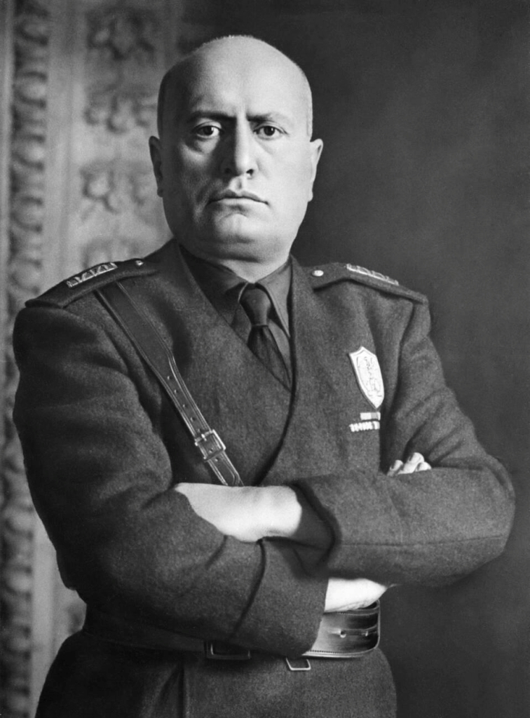 Benito Mussolini byl vůdcem italského fašismu.