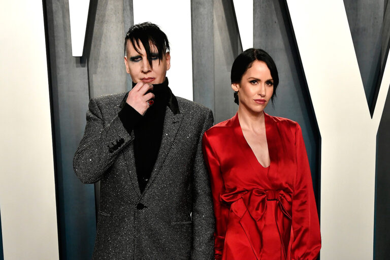 Marilyn Manson s jeho ženou...