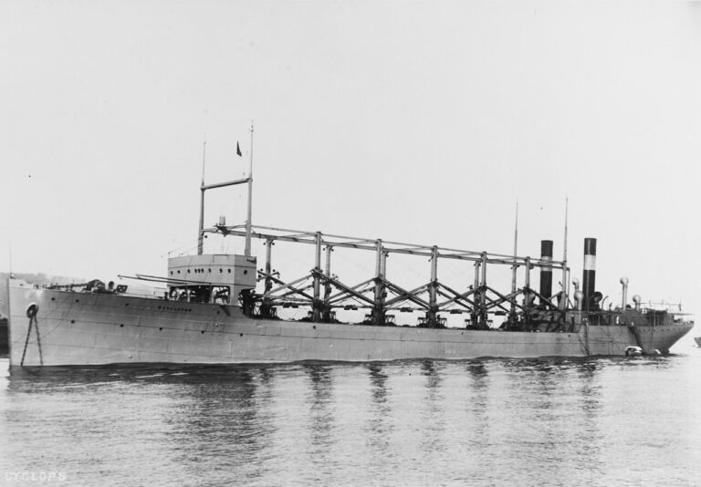 USS Cyclops, velký americký uhelný transportér, zmizel beze stopy v březnu 1918. wikipedia, volné dílo