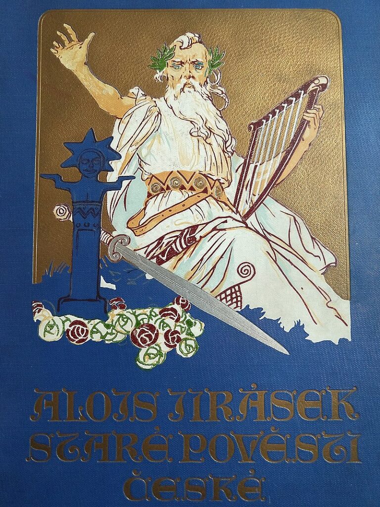 Titulní strana knihy Staré pověsti české z roku 1932...