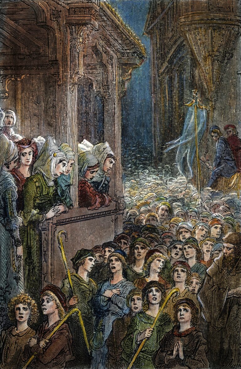 Účastníci jsou dobrovolníky, kteří před zahájením cesty skládají slib a mají za to přislíbeno odpuštění hříchů.