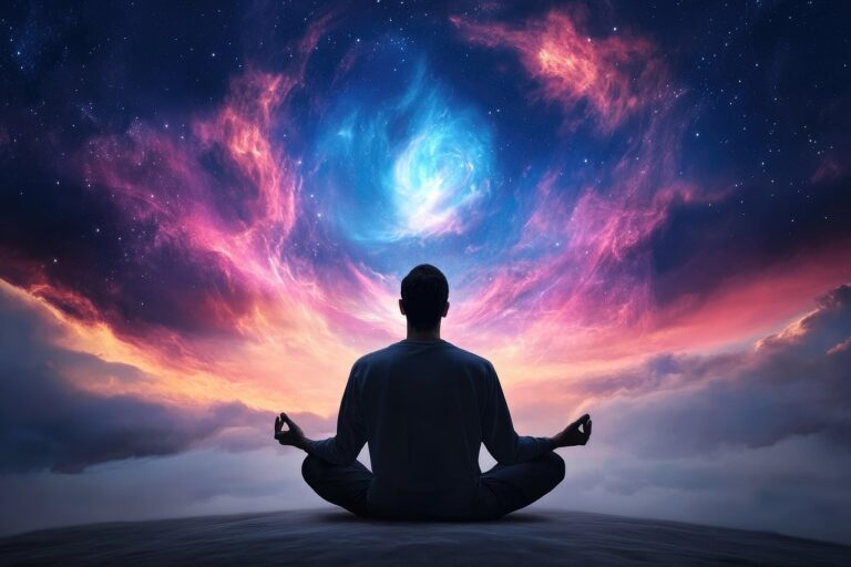 Prostor, do kterého mysl vstupuje při duchovním povznesení.