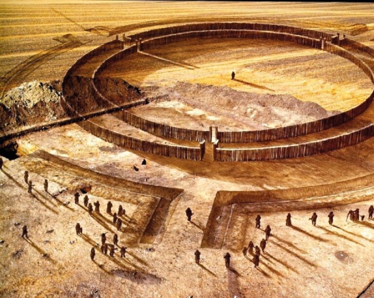 Těšenicko-Kyjovický rondel v 60. letech odstartoval výzkum těchto pravěkých staveb. Foto