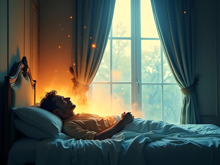 Dokázal spící muž vyslat svého ducha za ženou, na kterou intenzivně myslel? Foto Pixabay