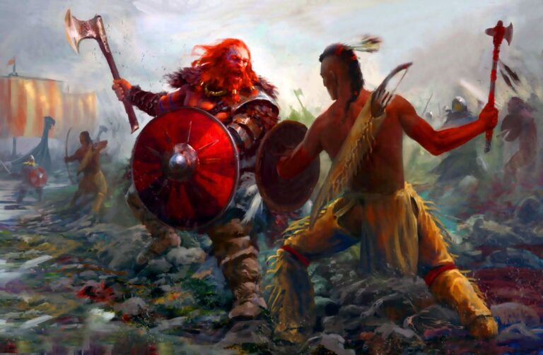 Vyhnalo Vikingy měnící se klima nebo zuřiví indiáni? Foto: Mark Beerdom, Pinterest