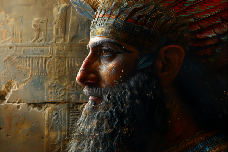 Babylónští kněží sledují noční oblohu a zaznamenávají pohyby planet – počátky astrologie...