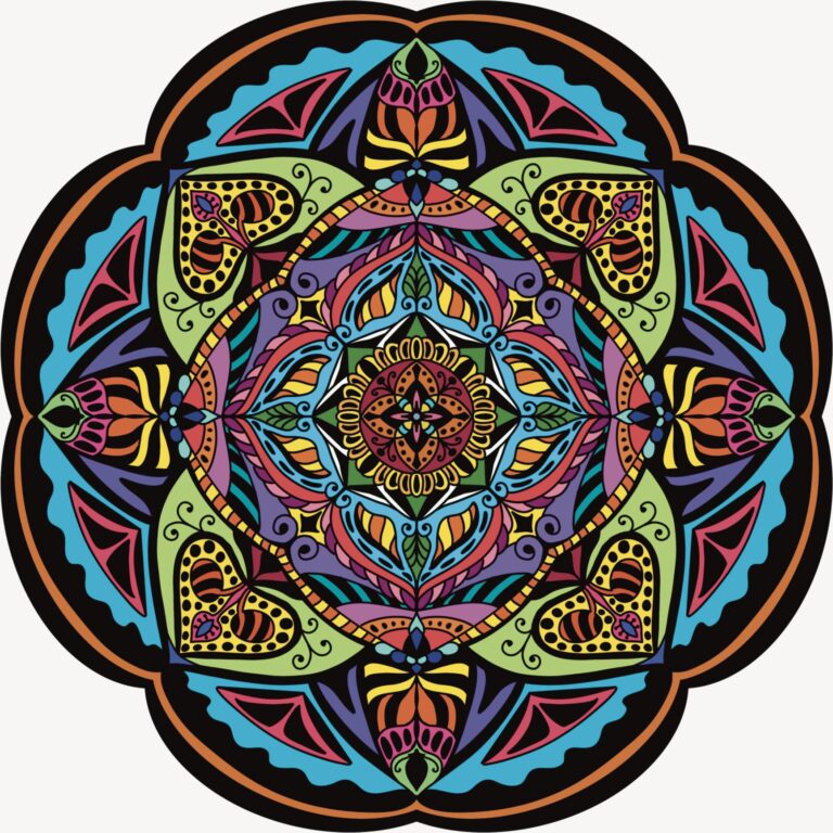 Mandaly jsou symbolem harmonie a rovnováhy – jejich pravidelné tvary mají navozovat vnitřní klid.