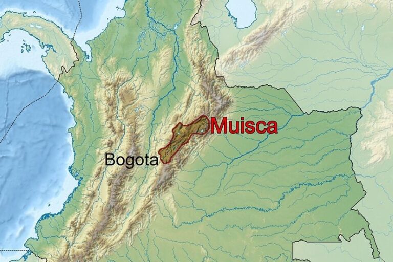V těchto místech v dnešní Kolumbii žila předkolumbovská civilizace Muisca. Nalézá se Eldorádo právě tam? Foto: Nwbeeson/Creative Commons/CC BY-SA 4.0