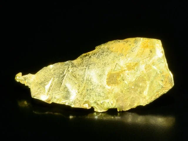 Zlato z Křepic. Foto: www.topminerals.cz