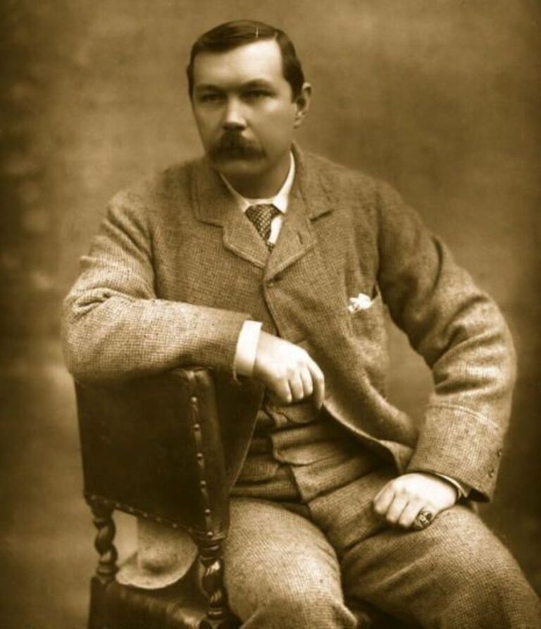 Slavným lovcem duchů se stává Artur Conan Doyle. Foto: Herbert Rose Barraud (1845-1896)/Creative Commons/Public Domain,