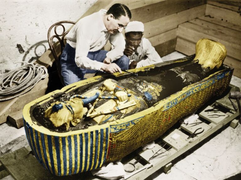 Carter objevil hrobku egyptského faraona Tutanchamona. Foto: