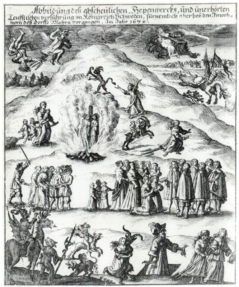 V roce 1471 jsou zde dvě ženy obviněny z provádění magie.